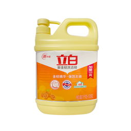 正品立白新金桔洗洁精洗洁剂强效去油促销家庭装包邮1.12kg2kg4kg